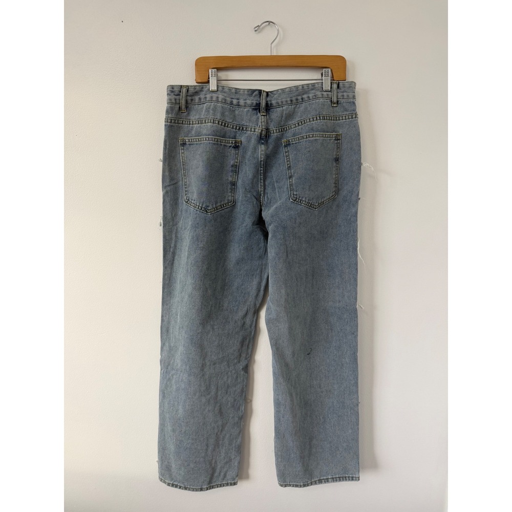 Men's SHEIN Retro Slim Fit Fashion Distressed Light Wash Jeans – Size XL – NWOT - Picture 5 of 6